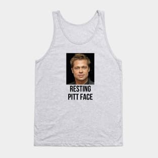 Resting Pitt Face Tank Top